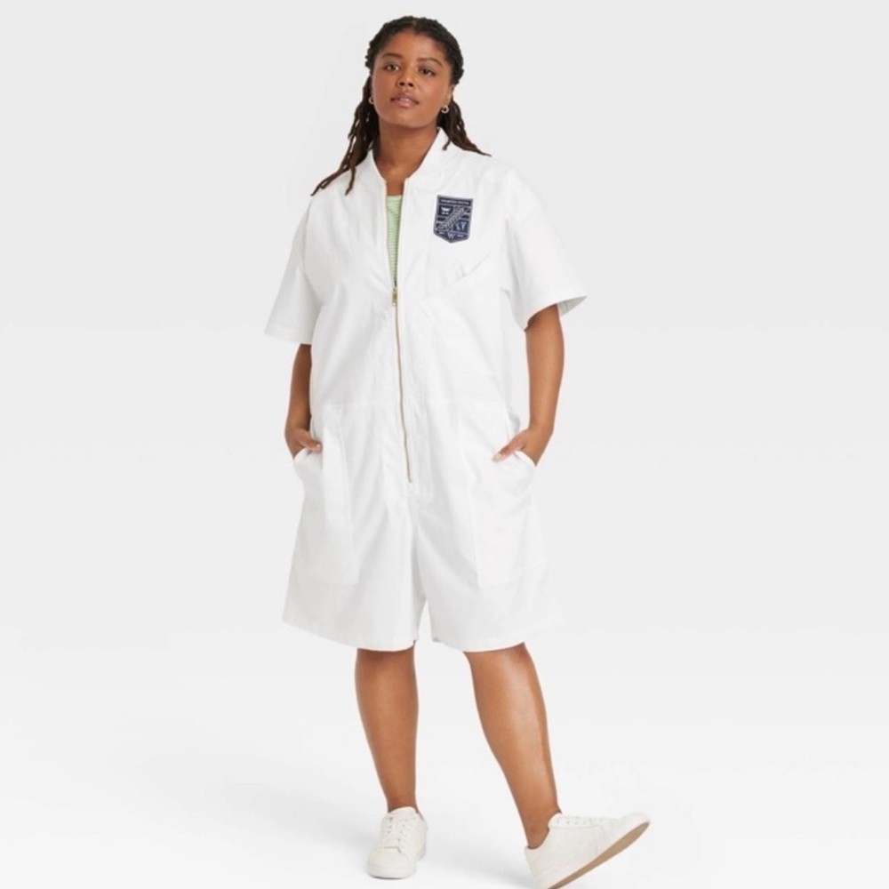 Houston White short jumpsuit